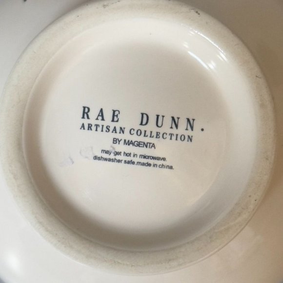 RAE DUNN Bowl Ceramic ARTISAN Collection BY MAGENTA "NAMASTE" - Picture 5 of 8